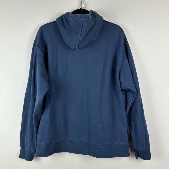 Cabela’s Spellout Logo Pullover Hoodie Navy Graphic Gorpcore Mens Size Medium - Picture 4 of 6